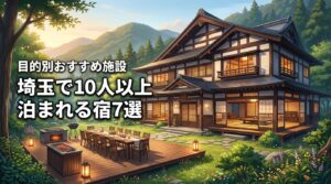 埼玉で10人以上で泊まれる宿7選！大人数グループ向けの施設を目的別に紹介